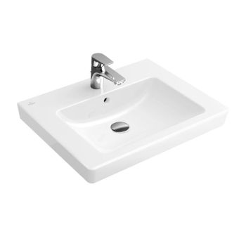 - VILLEROY&BOCH Subway 2.0 Umywalka meblowa 55 x 44 cm biała 7113F501 - 7113F501 - Łazienki Szydłowski
