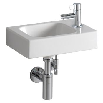  - GEBERIT ICON XS Umywalka z otworem po prawej stronie bez przelewu 38 x 28 cm biała 124736000 - 124736000 - Łazienki Szydłowski