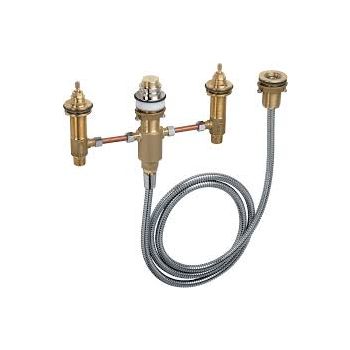  - HANSGROHE Zestaw podstawowy baterii wannowej 4-otworowej do montażu na brzeg wanny 13244180 - 13244180 - Łazienki Szydłowski