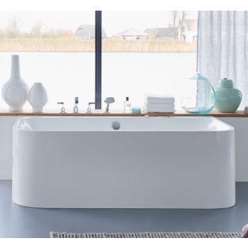 - DURAVIT Happy D.2 Wanna przyścienna z obudową 180x80 cm biały połysk 700318000000000 - 700318000000000 - Łazienki Szydłowski