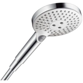 - HANSGROHE Raindance Select słuchawka prysznicowa 125 mm 3 jet chrom/biały 26530400 - 26530400 - Łazienki Szydłowski