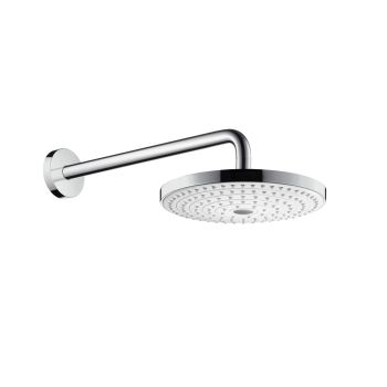 - HANSGROHE Raindance Select deszczownica 24 cm z ramieniem chrom/biały 26466400 - 26466400 - Łazienki Szydłowski