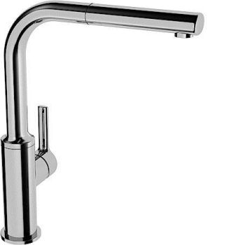 - HANSA RONDA Bateria kuchenna z wyciąganą wylewką chrom 54912273 - 54912273 - Łazienki Szydłowski