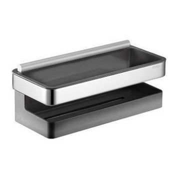  - KEUCO MOLL półka prysznicowa chrom / antracyt + ściągaczka do wody 12759010001 - 12759010001 - Łazienki Szydłowski