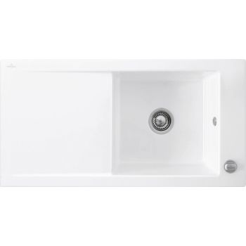 - VILLEROY & BOCH Timeline 60 zlewozmywak ceramiczny 100 x 51 cm, biały połysk ceramic plus 679001R1 - 679001R1 - Łazienki Szydłowski