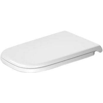  - DURAVIT D-Code Deska sedesowa zdejmowana, wydłużona, zawiasy stalowe, biały połysk 0060390000 - 0060390000 - Łazienki Szydłowski