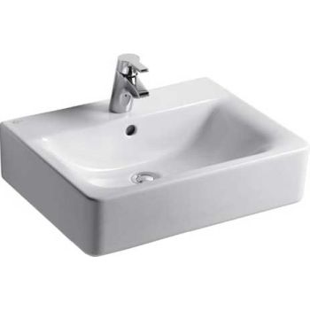- IDEAL STANDARD CONNECT - Umywalka CUBE 55 cm biała E811101 - E811101 - Łazienki Szydłowski
