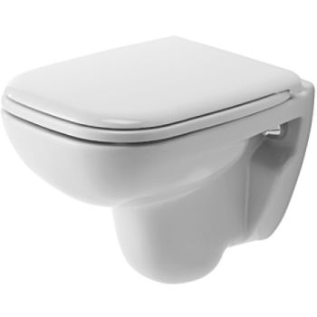  - DURAVIT D-Code Miska toaletowa wisząca Compact lejowa 35 x 48 cm, biały połysk 22110900002 - 22110900002 - Łazienki Szydłowski