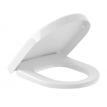  - VILLEROY&BOCH Architectura Deska sedesowa wolnoopadająca biała, zawiasy ze stali 9M66S201 - 9M66S201 - Łazienki Szydłowski