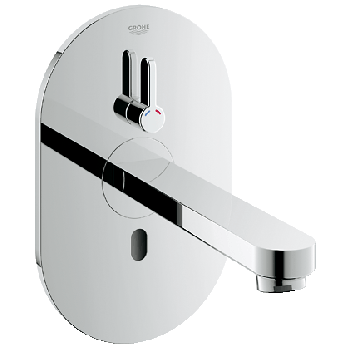  - GROHE-Eurosmart Cosmopolitan E Elektroniczna bateria umywalkowa na podczerwień, z mieszaczem i regulowanym ogranicznikiem temperatury, chrom 36315000 - 36315000 - Łazienki Szydłowski