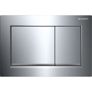 - GEBERIT Omega 30 przycisk spłukujący chrom błyszczący / chrom matowy 115080KH1 - 115.080.KH.1 - Łazienki Szydłowski