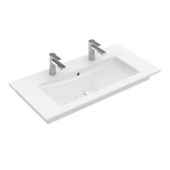 - VILLEROY&BOCH Venticello Umywalka meblowa 100 x 50 cm biała z powłoką ceramicplus 4104AKR1 - 4104AKR1 - Łazienki Szydłowski
