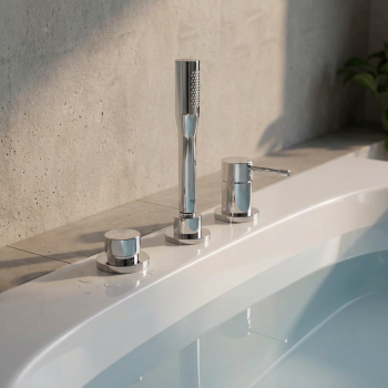  - GROHE-Essence New 3-otworowa bateria wannowa chrom 19976001 - 19976001 - Łazienki Szydłowski