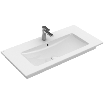 - VILLEROY&BOCH Venticello umywalka meblowa 100 x 50 cm biała z CeramicPlus 4104ALR1 - 4104ALR1 - Łazienki Szydłowski