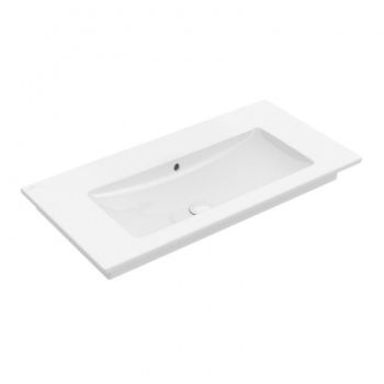 - VILLEROY&BOCH Venticello Umywalka meblowa 100 x 50 cm bez otworu na baterię biała z CeramicPlus 4104AJR1 - 4104AJR1 - Łazienki Szydłowski