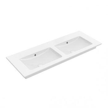 - VILLEROY&BOCH Venticello Umywalka meblowa podwójna 130 x 50 cm biała 4111DJ01 - 4111DJ01 - Łazienki Szydłowski