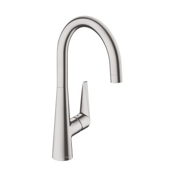 - HANSGROHE Talis S bateria kuchenna kolor stal nierdzewna 72810800 - 72810800 - Łazienki Szydłowski