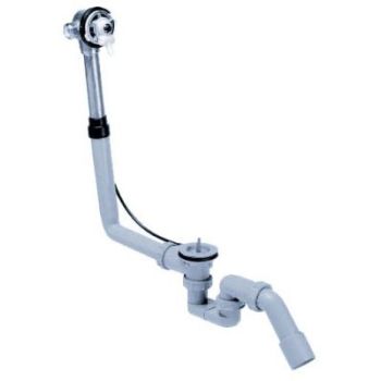 - HANSGROHE Exafill wylewka wannowa z odpływem i przelewem 58125180 - 58125180 - Łazienki Szydłowski