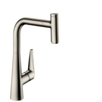 - HANSGROHE Talis Select S bateria kuchenna kolor stal nierdzewna 72821800 - 72821800 - Łazienki Szydłowski