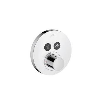  - Axor ShowerSelect Round Bateria termostatyczna do 2 odbiorników, chrom 36723000 - 36723000 - Łazienki Szydłowski