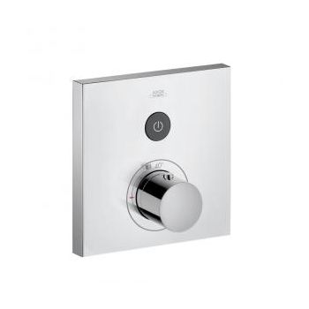 - AXOR ShowerSelect Square Bateria termostatyczna do 1 odbiornika chrom 36714000 - 36714000 - Łazienki Szydłowski