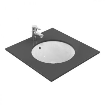 - IDEAL STANDARD Connect okrągła umywalka pod blatowa 48cm biała E505401 - E505401 - Łazienki Szydłowski