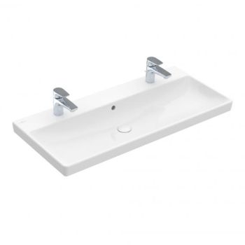 - Villeroy&Boch Avento Umywalka meblowa 100 x 47 cm biała 4156A401 - 4156A401 - Łazienki Szydłowski