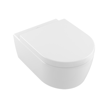 - VILLEROY&BOCH Avento miska WC wisząca z deską WC 37 x 53 cm biały 5656HR01 - 5656HR01 - Łazienki Szydłowski