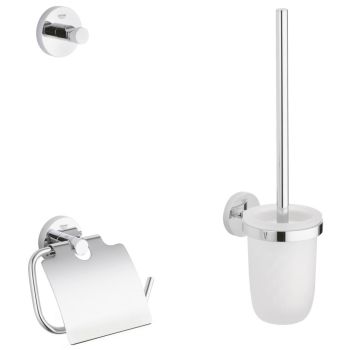 - GROHE-Essentials zestaw akcesoriów łazienkowych chrom 40407001 - 40407001 - Łazienki Szydłowski