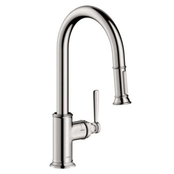  - AXOR Montreux bateria kuchenna stal szlachetna optyczny 16581800 - 16581800 - Łazienki Szydłowski
