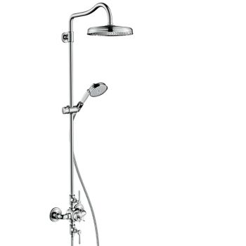  - AXOR Montreux system prysznicowy natynkowy z termostatem  chrom 16572000 - 16572000 - Łazienki Szydłowski