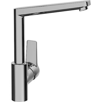 - HANSA TWIST Bateria kuchenna chrom 09202203 - 09202203 - Łazienki Szydłowski