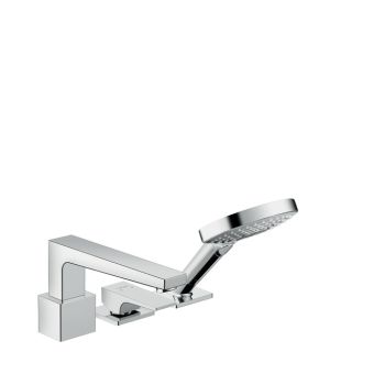- HANSGROHE METROPOL 3 otworowa bateria wannowa chrom 32550000 - 32550000 - Łazienki Szydłowski