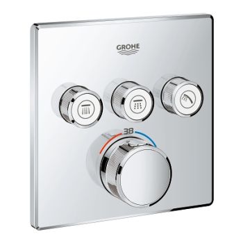  - GROHE-SmartControl Bateria termostatyczna do obsługi trzech wyjść wody chrom 29126000 - 29126000 - Łazienki Szydłowski
