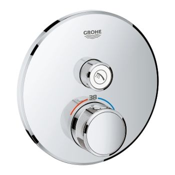  - GROHE-SmartControl Bateria termostatyczna do obsługi jednego wyjścia wody chrom 29118000 - 29118000 - Łazienki Szydłowski