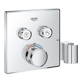  - GROHE-SmartControl Bateria termostatyczna do obsługi dwóch wyjść wody, chrom 29125000 - 29125000 - Łazienki Szydłowski