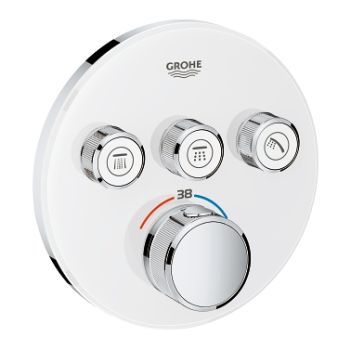  - GROHE-SmartControl Bateria termostatyczna do obsługi trzech wyjść wody Kolor biały 29904LS0 - 29904LS0 - Łazienki Szydłowski