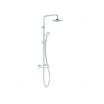  - KLUDI LOGO Dual Shower System zestaw prysznicowy termostatyczny chrom 680950500 - 6809505-00 - Łazienki Szydłowski