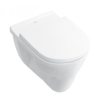 - VILLEROY&BOCH O.Novo Toaleta WC wisząca 36 x 56 cm z półką biała z powłoka ceramic plus 566210R1 - 566210R1 - Łazienki Szydłowski