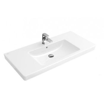  - VILLEROY&BOCH Subway 2.0 Umywalka meblowa 100 x 47 cm biała z powłoką CeramicPlus 71751GR1 - 71751GR1 - Łazienki Szydłowski
