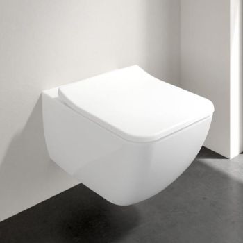 - VILLEROY&BOCH Venticello zestaw WC bez kołnierza 37,5 x 56 cm biały z powłoka ceramic plus 4611RSR1 - 4611RSR1 - Łazienki Szydłowski