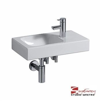  - GEBERIT iCON XS Umywalka 53 x 31 cm, biały połysk 124053000 - 124053000 - Łazienki Szydłowski