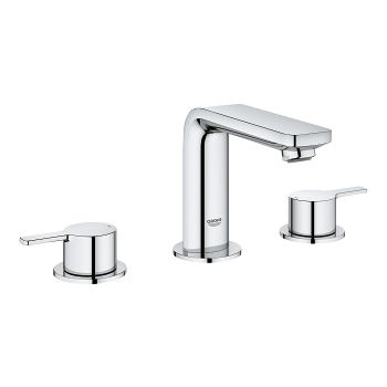  - GROHE- Lineare Trzyotworowa bateria umywalkowa rozmiar M chrom 20304001 - 20304001 - Łazienki Szydłowski