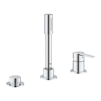  - GROHE-Lineare 3-otworowa bateria wannowa chrom 19965001 - 19965001 - Łazienki Szydłowski