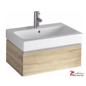  - GEBERIT iCon Szafka wisząca podumywalkowa 59,2x47,6 cm dąb naturalny 502310JH1 - 502.310.JH.1 - Łazienki Szydłowski