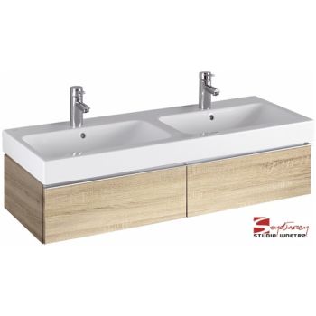  - GEBERIT ICON Szafka wisząca podumywalkowa 118,4x47,6 cm dąb naturalny 502314JH1 - 502.314.JH.1 - Łazienki Szydłowski