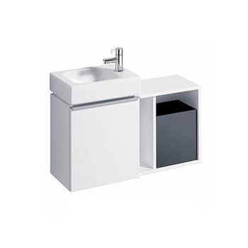  - GEBERIT iCON XS Szafka wisząca boczna 37x27,3 cm biały połysk 502325011 - 502.325.01.1 - Łazienki Szydłowski