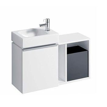  - GEBERIT iCON XS Szafka wisząca boczna 37x24,5 cm, biały połysk 502324011 - 502.324.01.1 - Łazienki Szydłowski