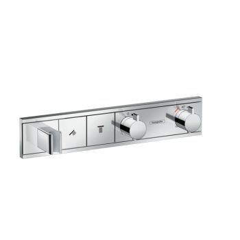 - HANSGROHE RainSelect Bateria termostatyczna do 2 odbiorników chrom 15355000 - 15355000 - Łazienki Szydłowski
