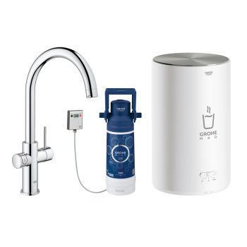 - GROHE-Red Duo bateria kuchenna w rozmiarze w rozmiarze M chrom 30083001 - 30083001 - Łazienki Szydłowski